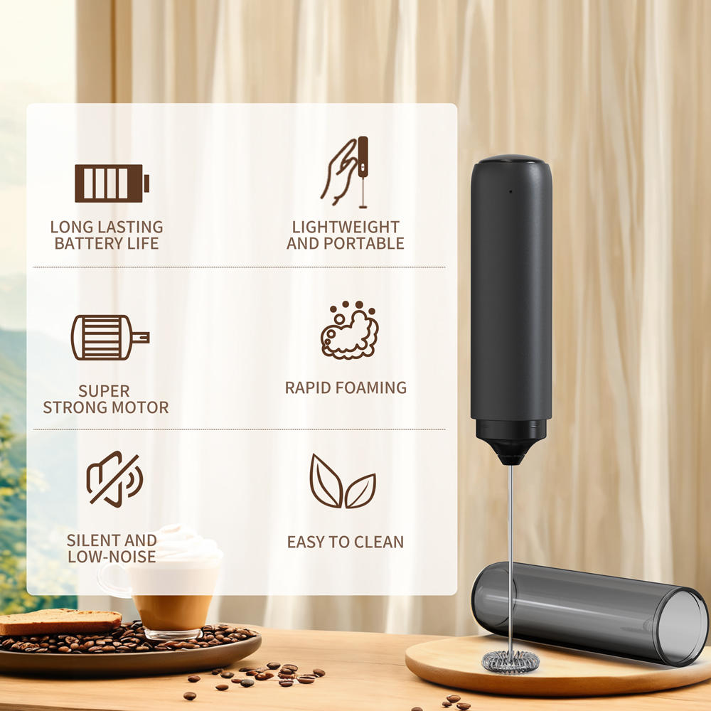 Kitchen Powerful Stirrer Milk  - Electric Milk Frother Handheld ulasan dan harga