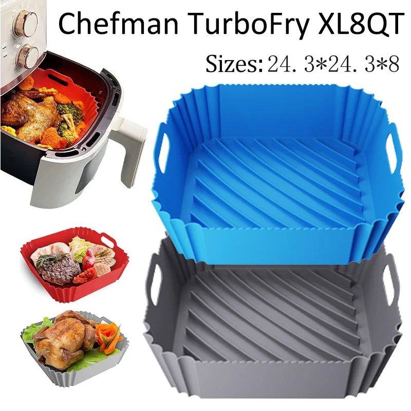 Large Air Fryer Silicone Baske - Air Fryer Silicone Pot Liner ulasan dan harga