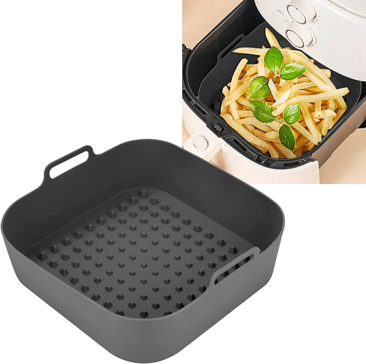 Air Fryer Silicone Pot Thick R - Air Fryer Silicone Pot Liner ulasan dan harga