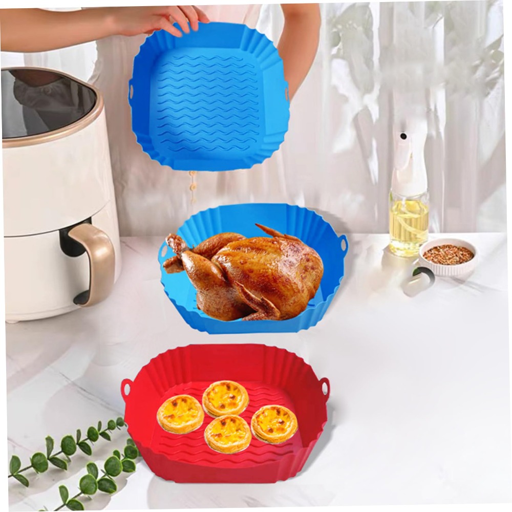Non-stick Silicone Air Fryer L - Air Fryer Silicone Pot Liner ulasan dan harga