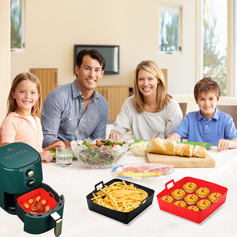 Square Large Silicone Air Frye - Air Fryer Silicone Pot Liner ulasan dan harga