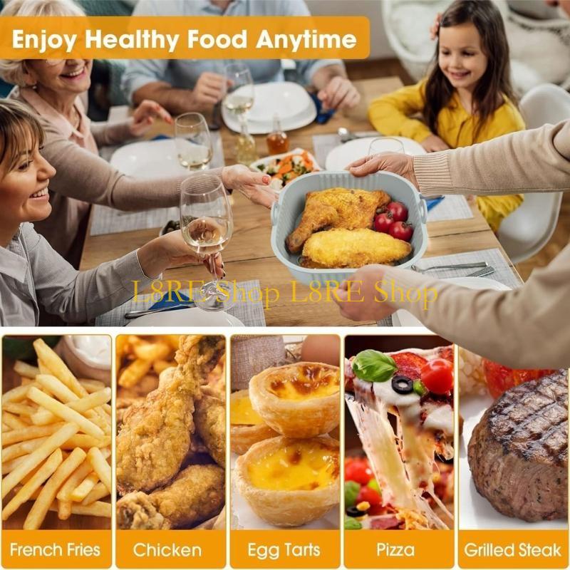 L8RE Pack of 2 Silicone Pot Li - Air Fryer Silicone Pot Liner ulasan dan harga