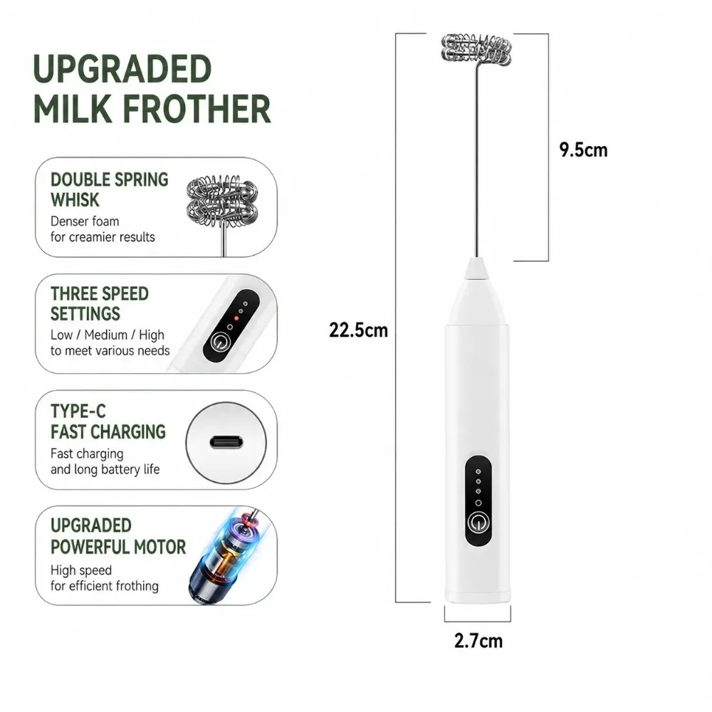 Milk Frother and Egg Beater El - Electric Milk Frother Handheld ulasan dan harga
