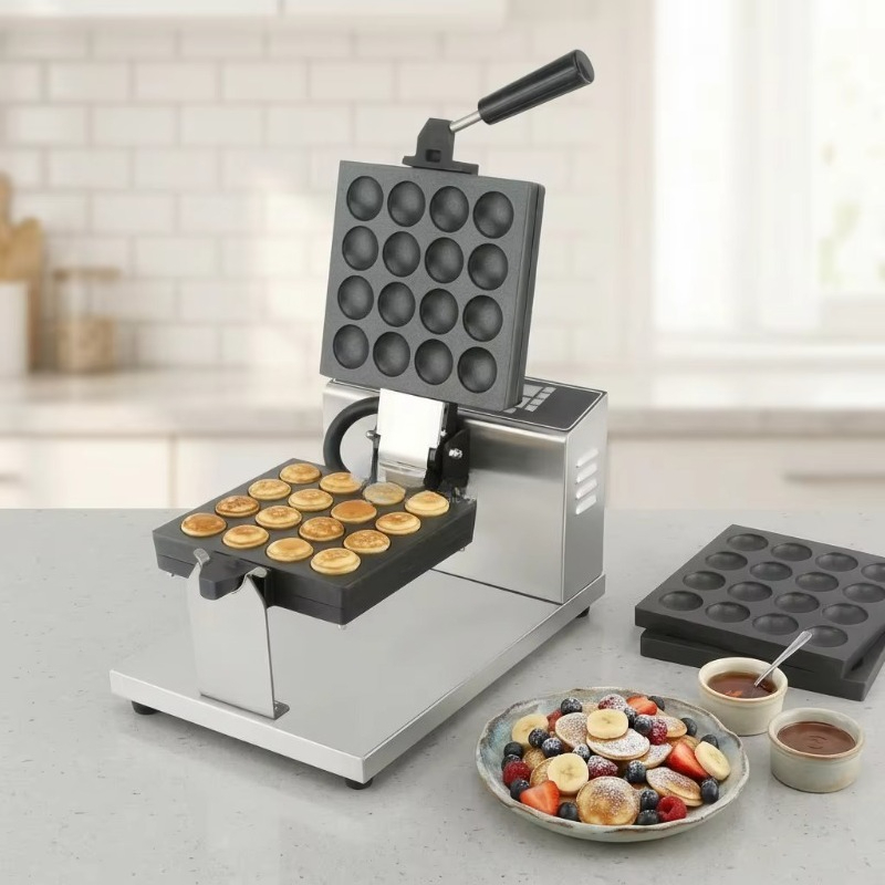 Nonstick Poffertjes Machine 16 - Mini Waffle Maker Machine ulasan dan harga