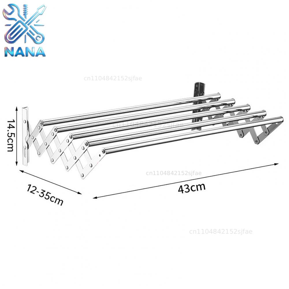 Clothes Drying Rack Wall-Mount - Laundry ulasan dan harga