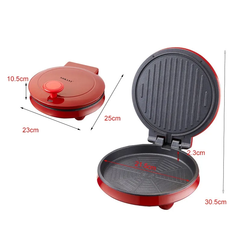 110V Electric Pizza Machine, D - Mini Waffle Maker Machine ulasan dan harga