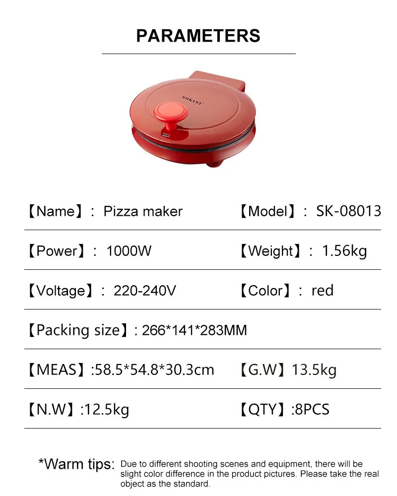 110V Electric Pizza Machine, D - Mini Waffle Maker Machine ulasan dan harga