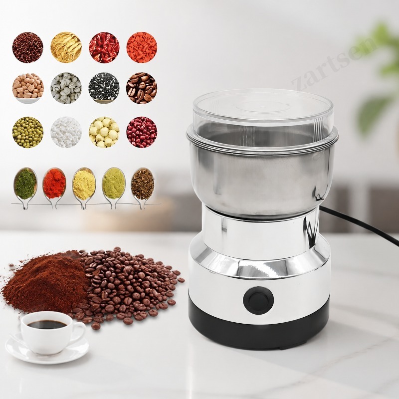 Kitchen Multifunctional 4 Blad - Coffee Bean Grinder Electric ulasan dan harga