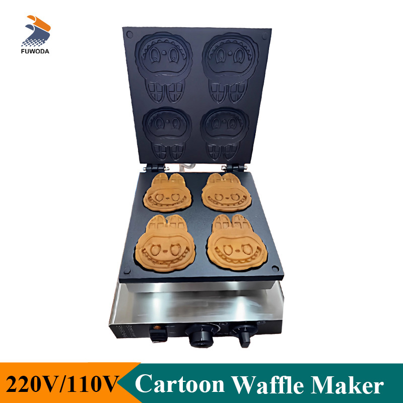 Professional Cartoon Shape Waf - Mini Waffle Maker Machine ulasan dan harga