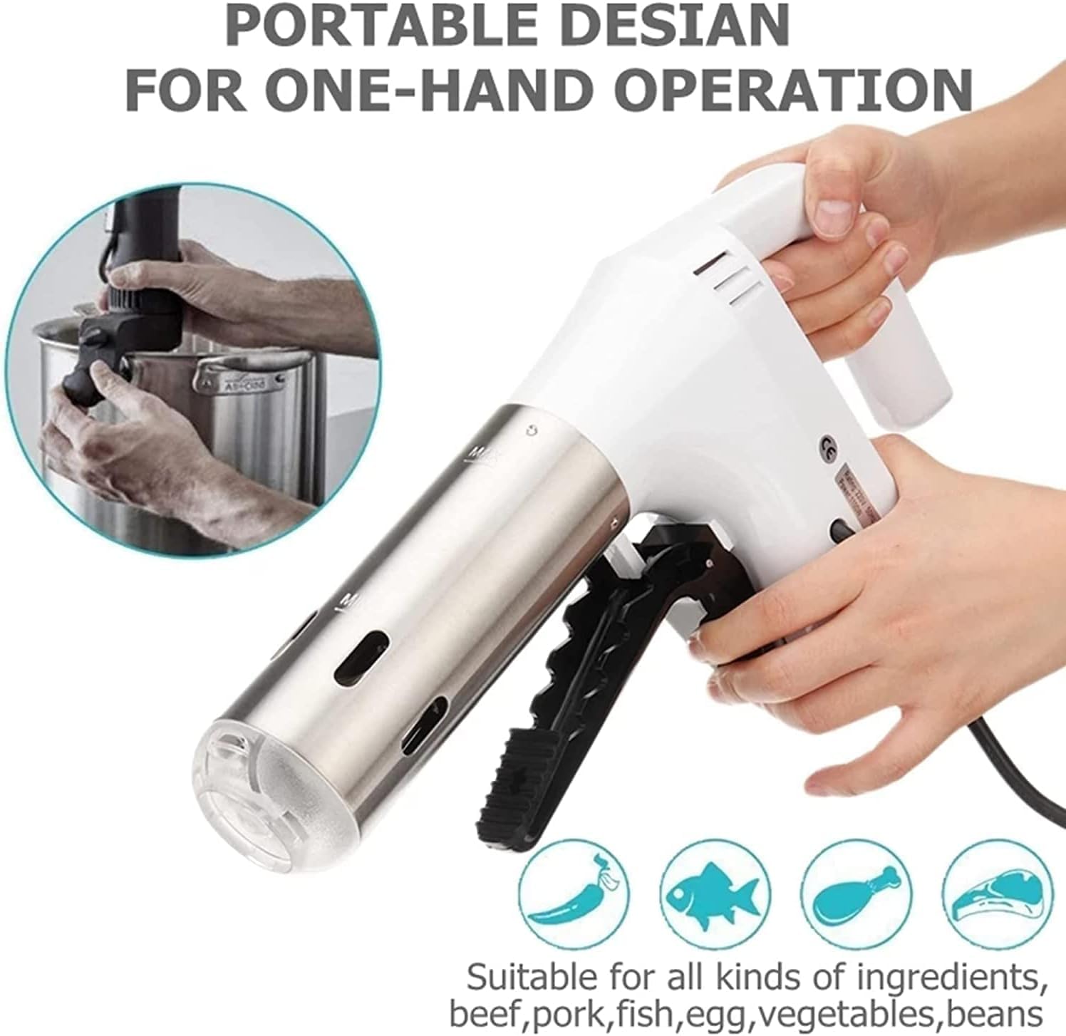 SmartChef Sous Vide Machine 18 - Digital Sous Vide Precision Cooker ulasan dan harga