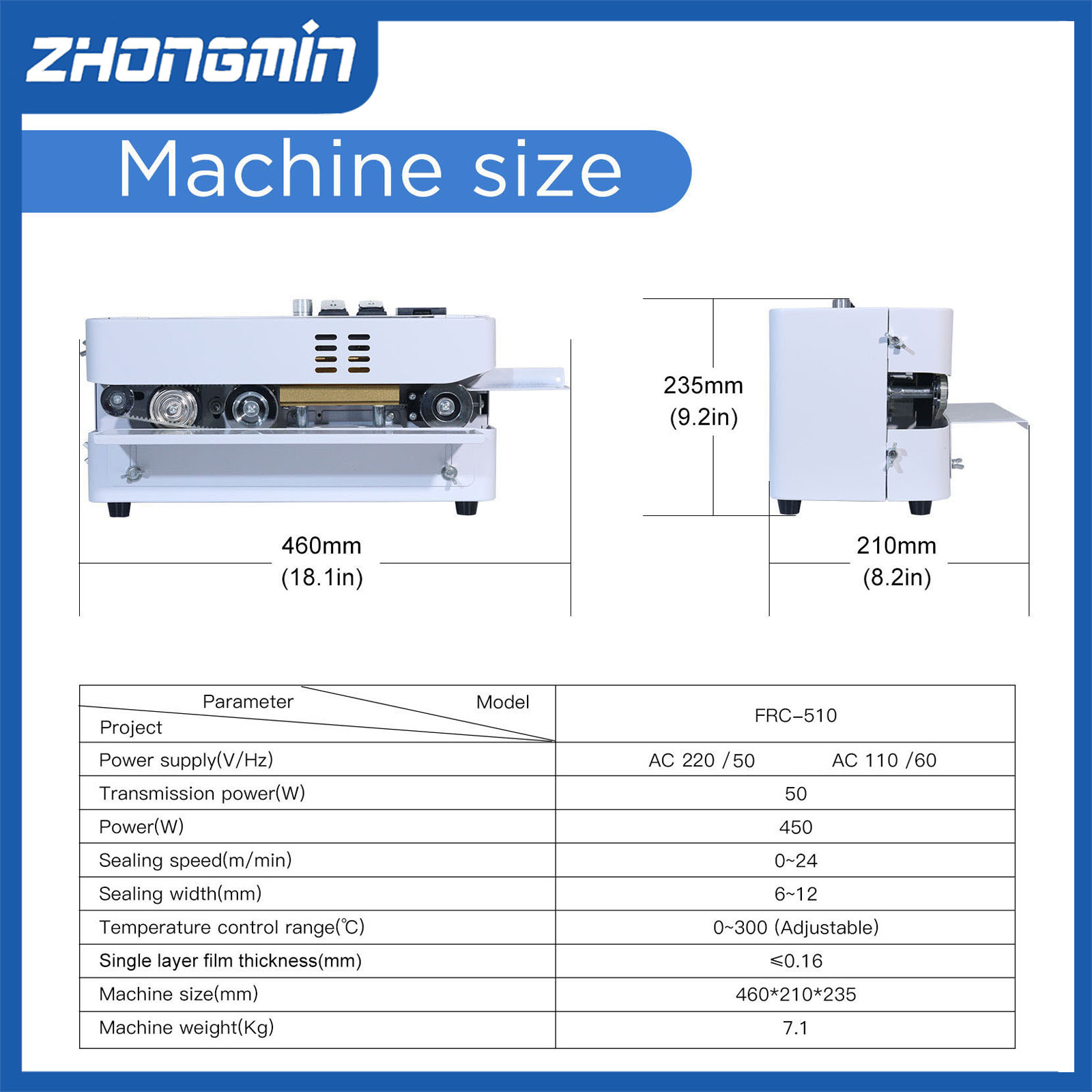 ZHONGMIN Electric Vacuum Seale - Food Vacuum Sealer Machine ulasan dan harga