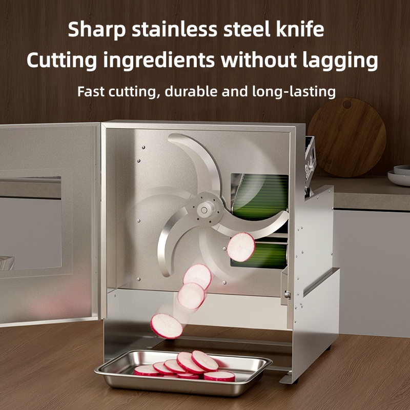 200W Electric Meat Slicer, Aut - Automatic Meat Slicer Home ulasan dan harga