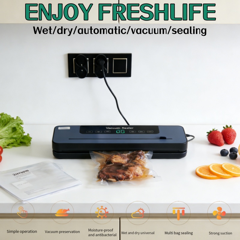 2026 6-in-1 Automatic Electric - Food Vacuum Sealer Machine ulasan dan harga