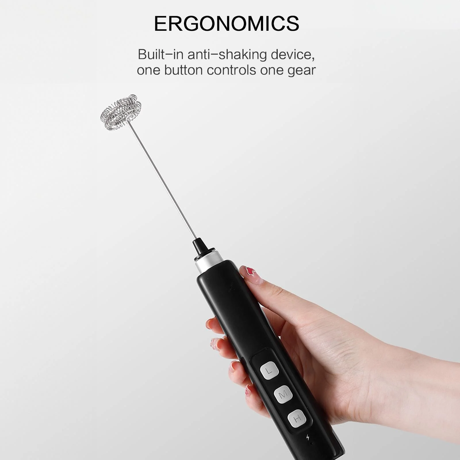 USB Rechargeable Handheld Milk - Electric Milk Frother Handheld ulasan dan harga