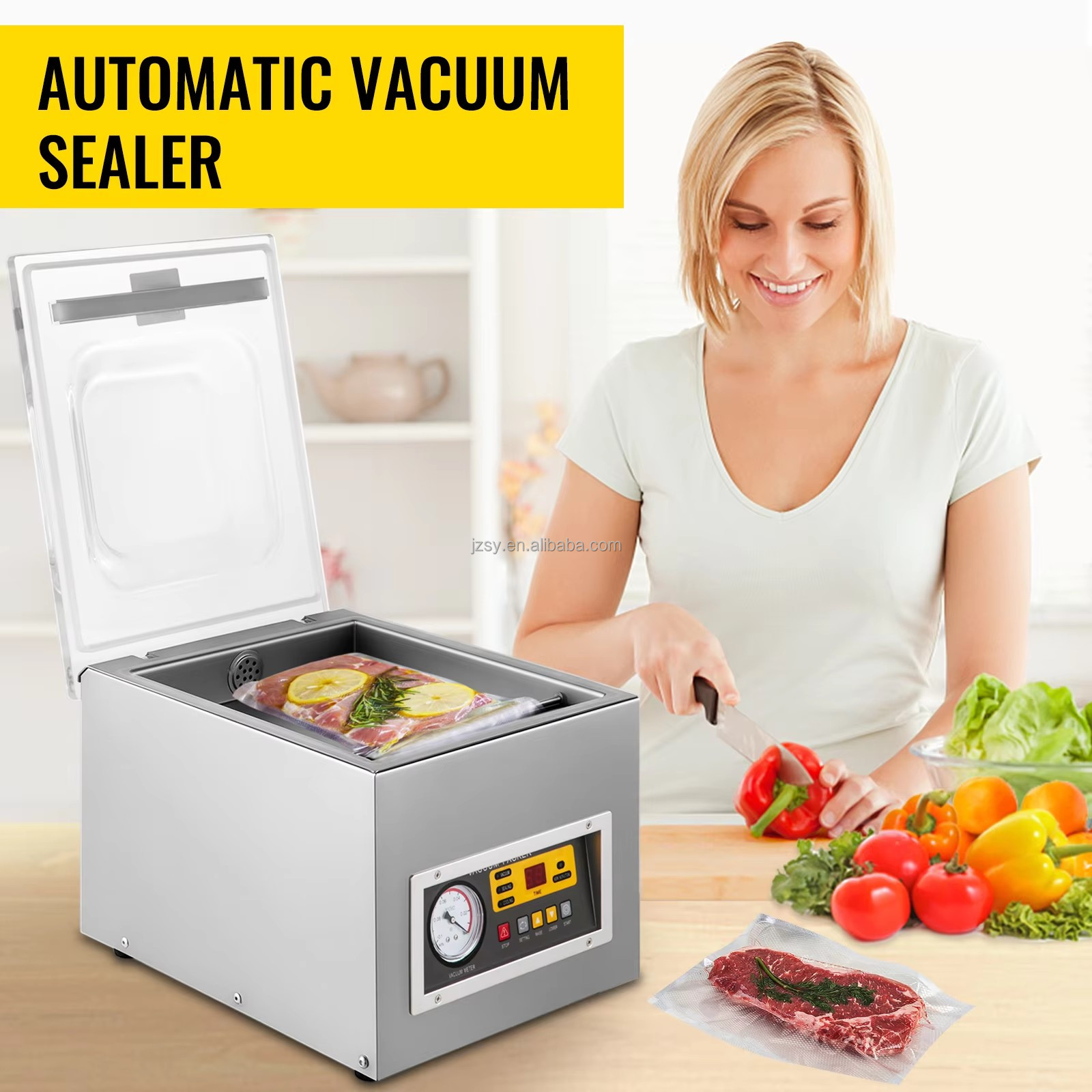 Vacuum Packing Machine Commerc - Food Vacuum Sealer Machine ulasan dan harga