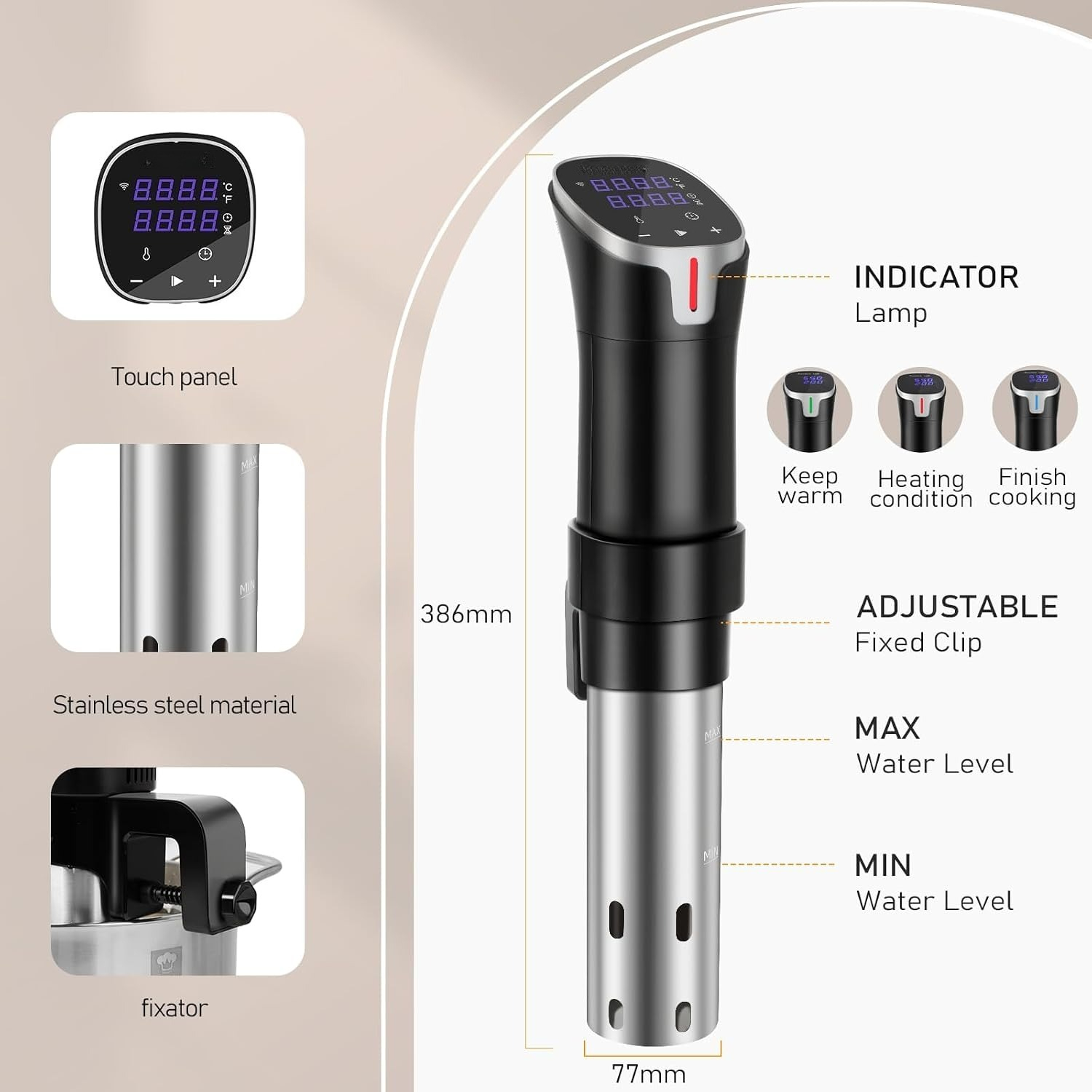 1100W App Controlled Precision - Digital Sous Vide Precision Cooker ulasan dan harga