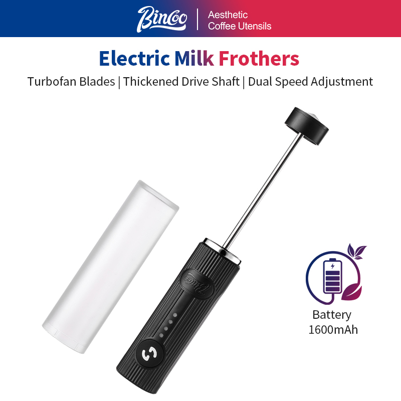 BINCOO Electric Coffee Frother - Electric Milk Frother Handheld ulasan dan harga