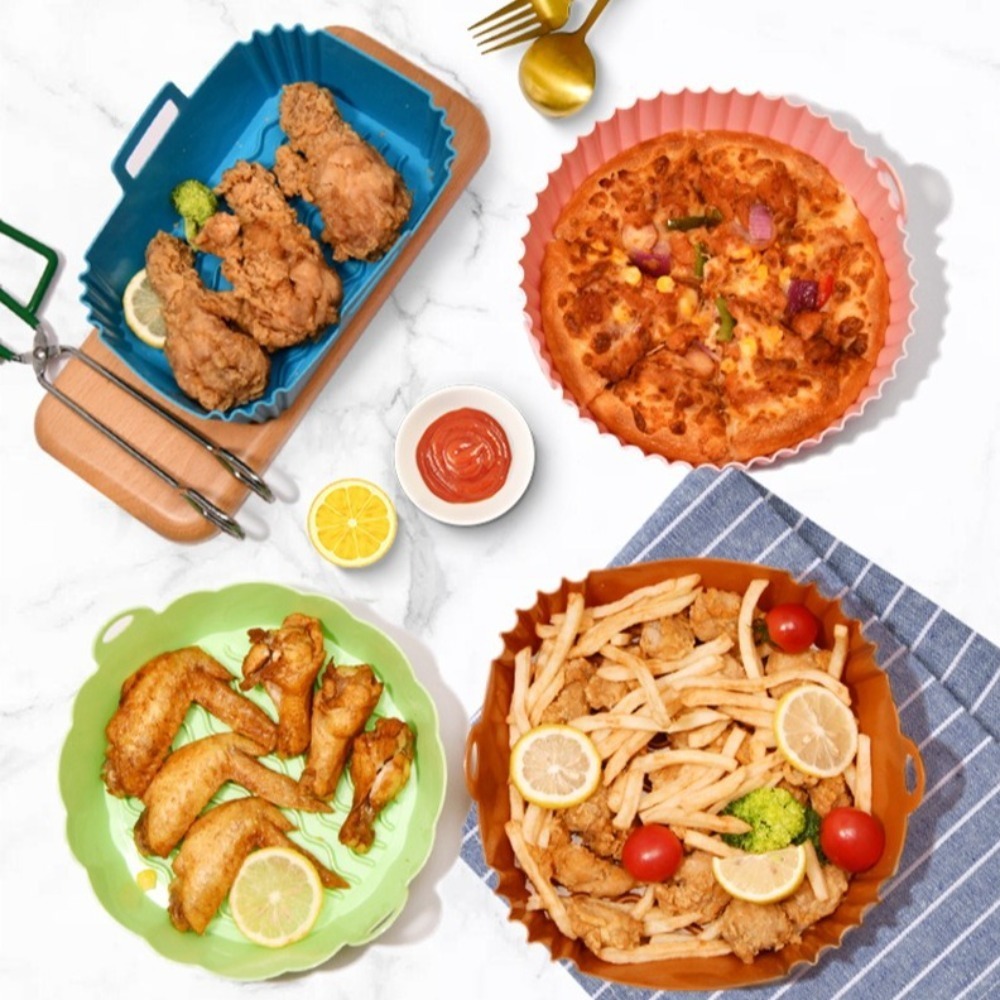 Non-stick Silicone Air Fryer L - Air Fryer Silicone Pot Liner ulasan dan harga