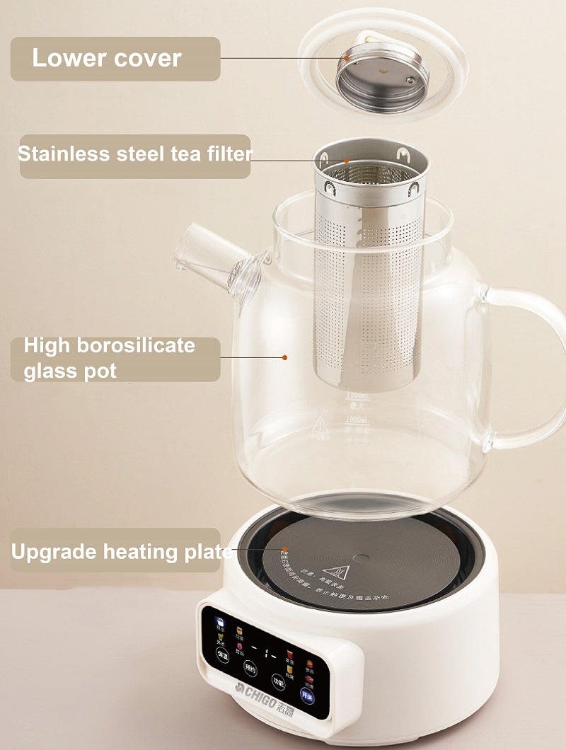 600W Multi-function Health Ket - Electric Kettle Temperature Control ulasan dan harga
