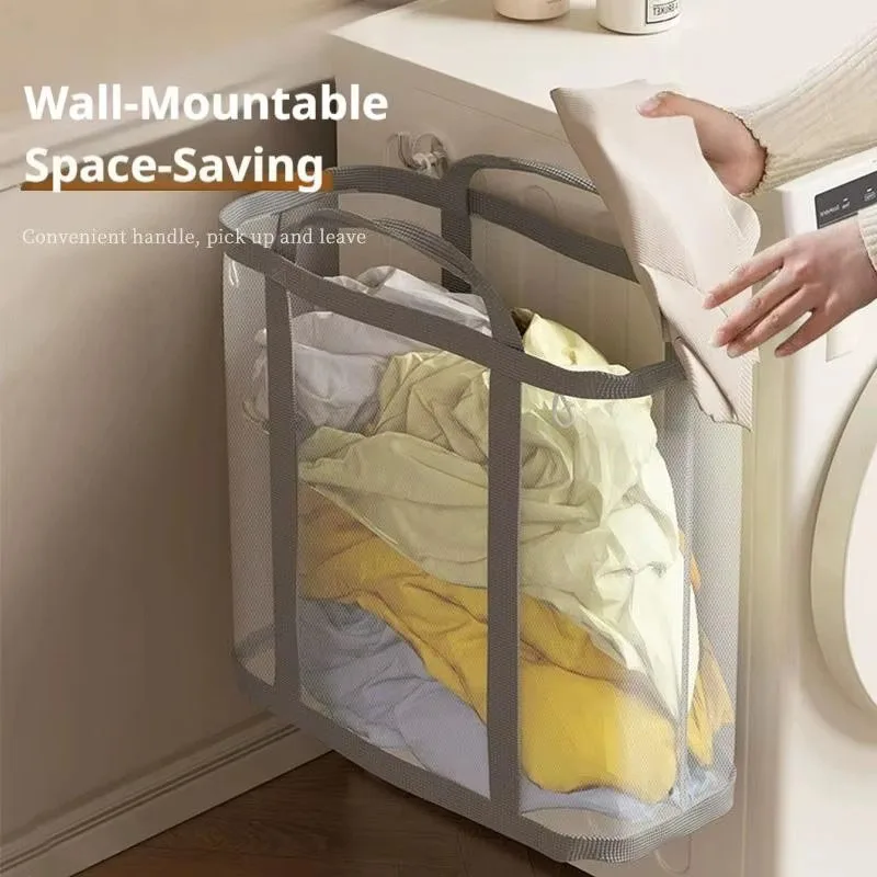 Mesh Laundry Basket Nylon With - Laundry ulasan dan harga