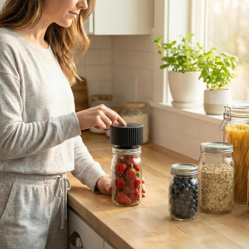 Electric Mason Jar Vacuum Seal - Food Vacuum Sealer Machine ulasan dan harga