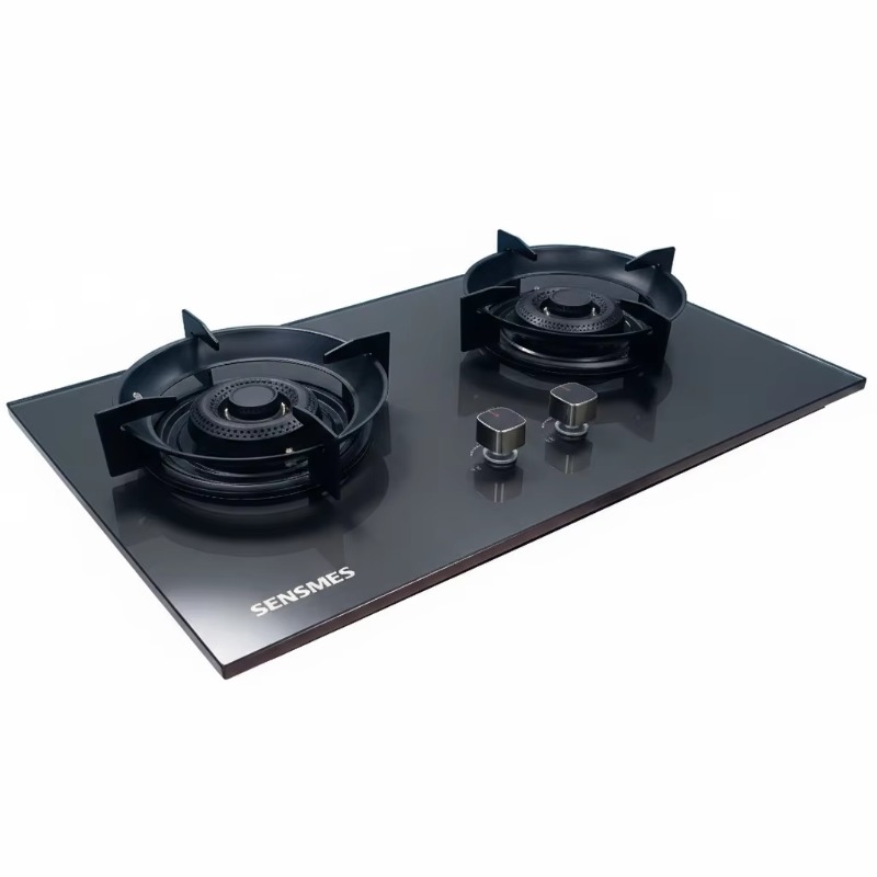 Black Tempered Glass Panel 2 B - Kitchen Appliances ulasan dan harga